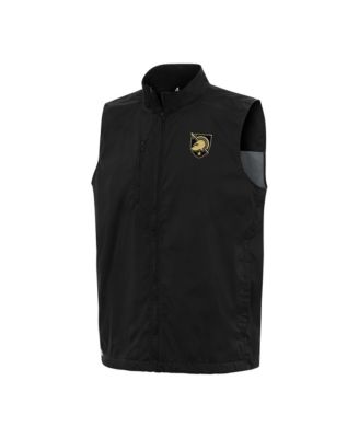 Мужской жилет Antigua Men's Black Army Black Knights на молнии