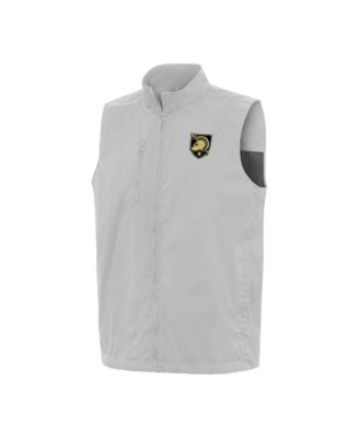 Antigua Мужской жилет Brisk Full-Zip Heather Gray Army Black Knights