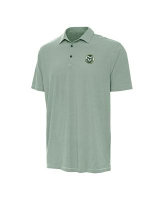 Antigua Men's Green Colorado State Rams Twine Polo Shirt