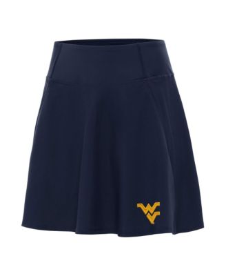 Женские шорты-юбка Antigua West Virginia Mountaineers Chip Navy