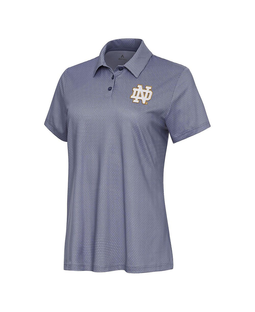 Поло Antigua Women's White Notre Dame Fighting Irish