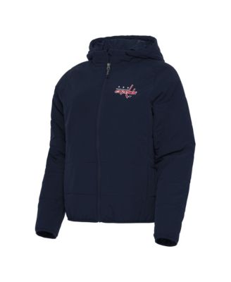 Antigua Женский темно-синий пуховик Washington Capitals Universe Full-Zip