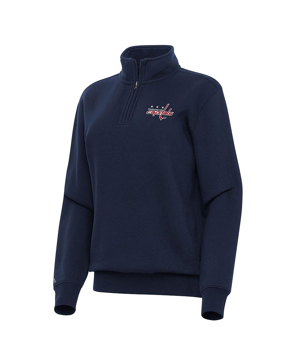 Женский свитшот Antigua Navy Washington Capitals Victory Quarter-Zip