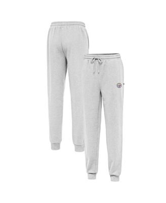 Antigua Мужские спортивные брюки-джоггеры Pittsburgh Steelers Heather Gray