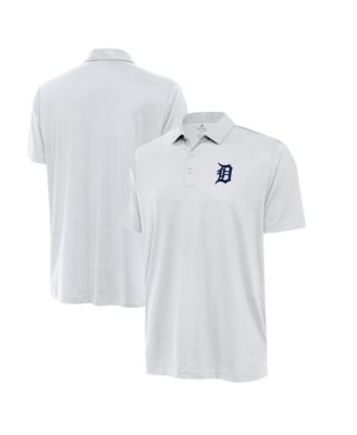 Antigua Мужская белая рубашка Detroit Tigers Eclipse Polo