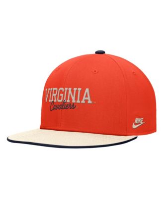 Мужская кепка Nike Virginia Cavaliers Vintage Script Pro Dri-FIT Snapback цвета orange
