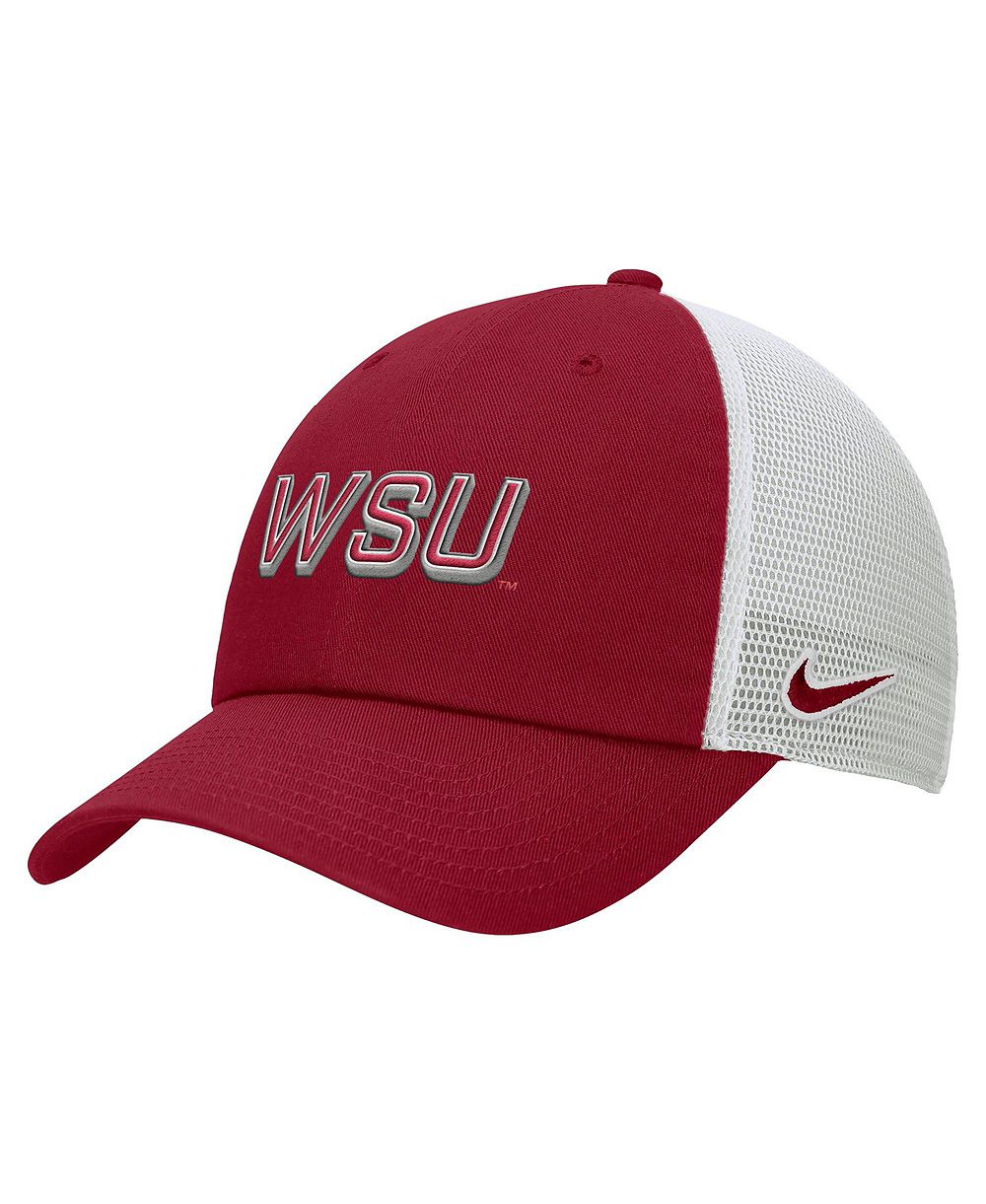 Nike мужская регулируемая кепка-траккер Washington State Cougars Crimson On-Field Club