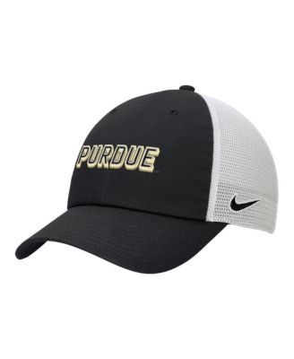 Мужская регулируемая кепка-траккер Nike Black Purdue Boilermakers On-Field Club