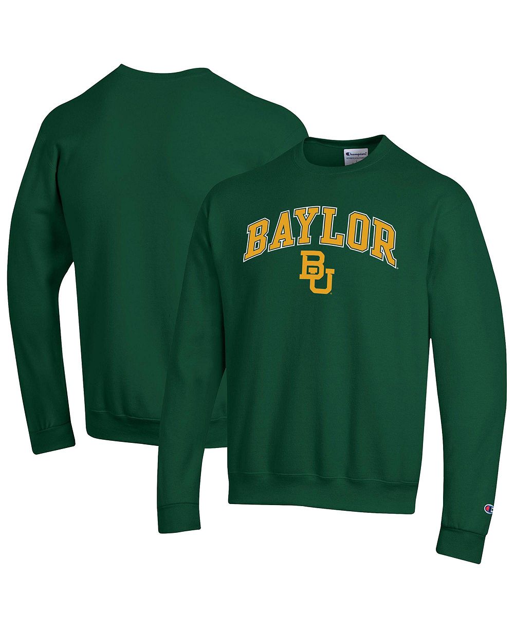 Champion Men's Champion Green Baylor Bears Arch Over Logo Pullover Sweatshirt