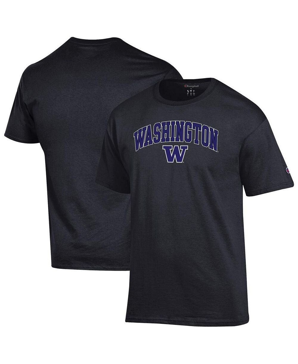 Мужская футболка Champion Washington Huskies Arch Over Logo, фиолетовая