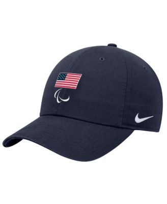 Nike Big Boys and Girls Navy U.S. Paralympics Crest Logo Club Adjustable Hat