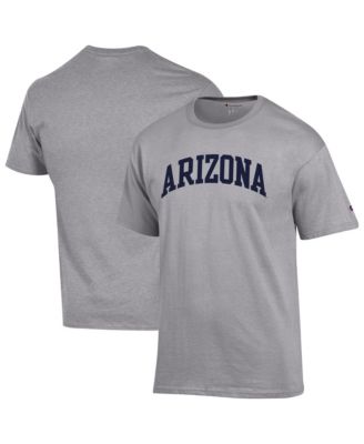 Champion Мужская футболка Basic Arch с принтом Arizona Wildcats, Heather Gray