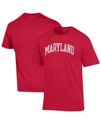 Champion Men's Red Maryland Terrapins Basic Arch T-Shirt
