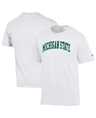 Champion Men's White Michigan State Spartans Basic Arch T-Shirt