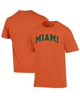 Champion Мужская оранжевая T-shirt Miami Hurricanes Basic Arch