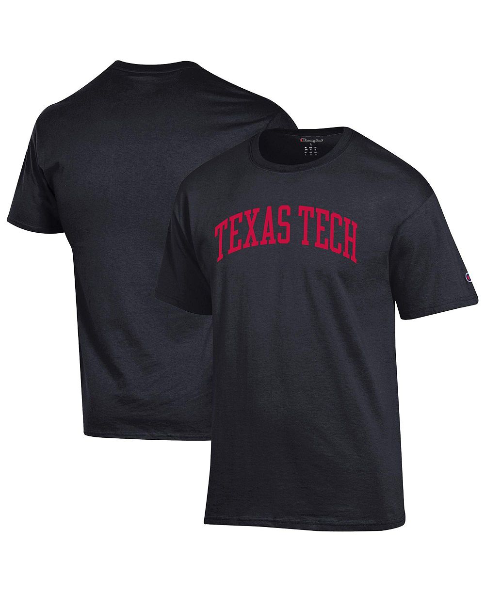 Champion Мужская футболка Black Texas Tech Red Raiders Basic Arch
