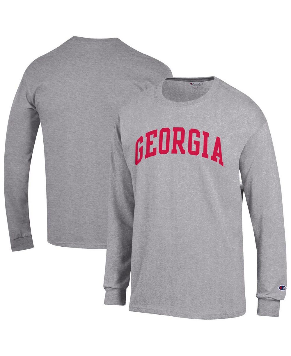 Champion Men's Black Georgia Bulldogs Basic Arch Long Sleeve T-Shirt