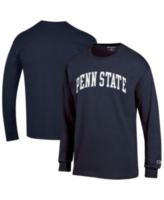 Мужская футболка Champion Navy Penn State Nittany Lions Basic Arch Long sleeves