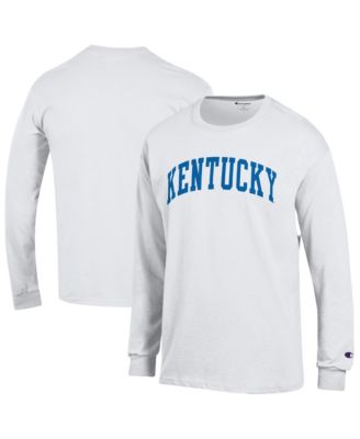 Champion Men's White Kentucky Wildcats Basic Arch Long Sleeve T-Shirt
