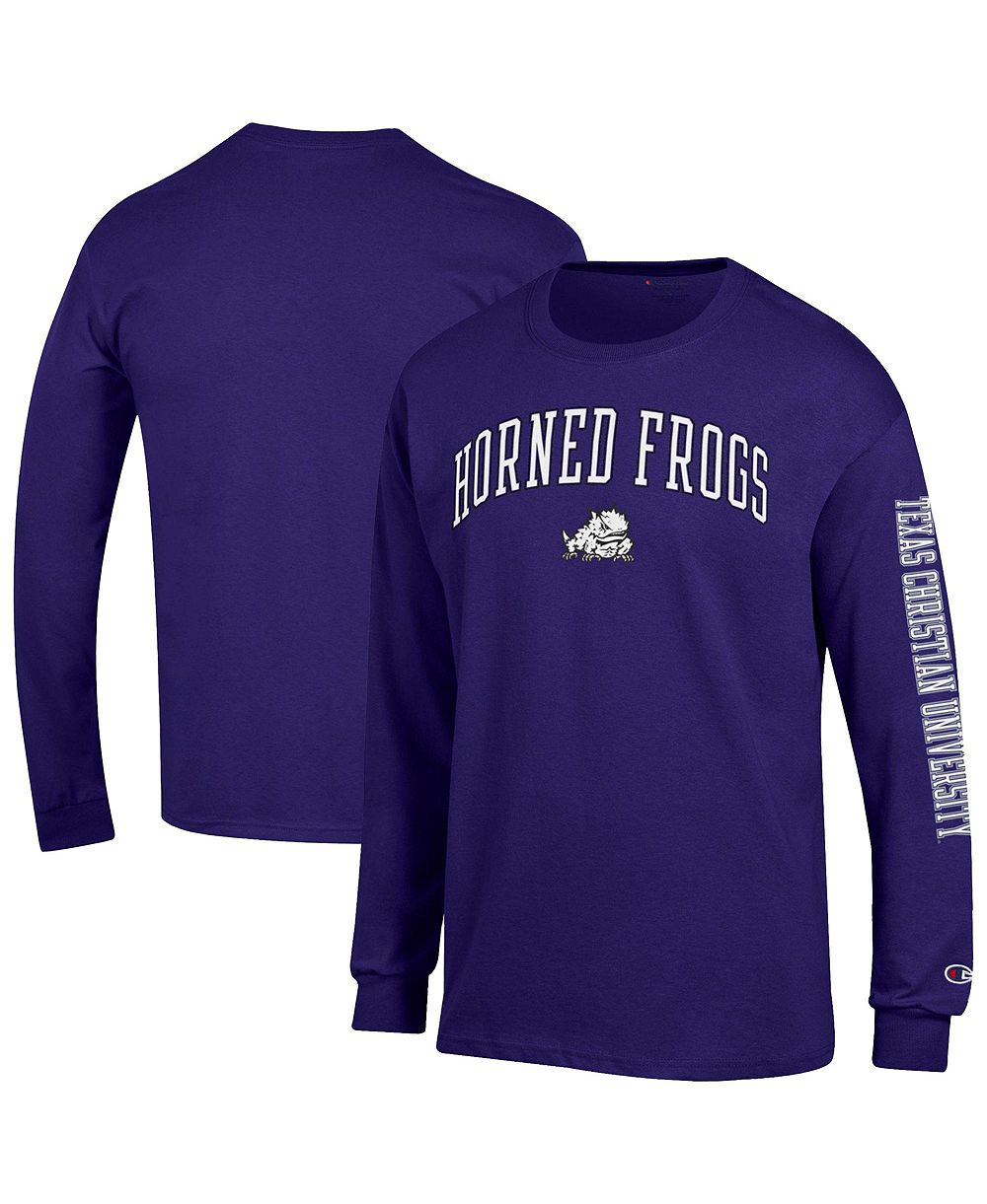 Мужская футболка Champion Purple TCU Horned Frogs