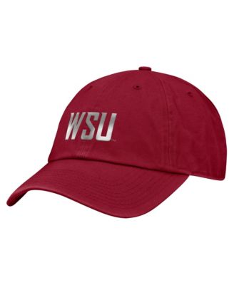 Nike Men's Crimson Washington State Cougars Club Adjustable Hat