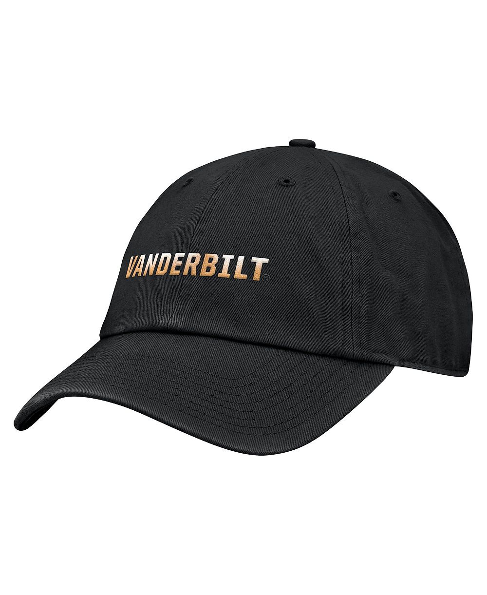 Nike Men's Black Vanderbilt Commodores Club Adjustable Hat