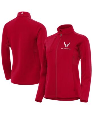 Antigua Women's Red Air Force Generation Full-Zip Jacket
