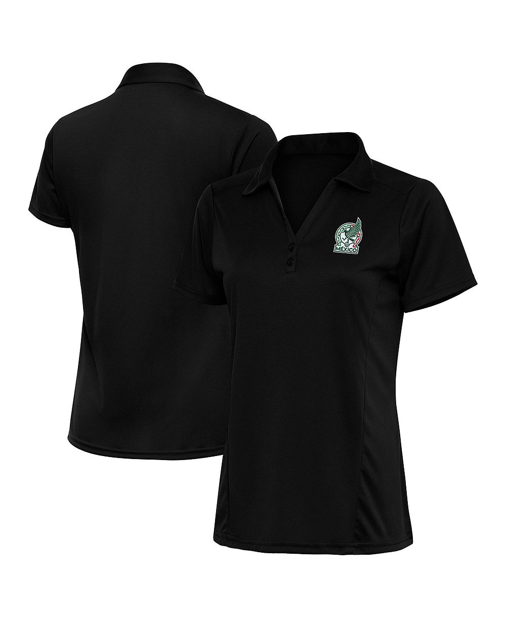 Женское поло Antigua Black Mexico National Team Statement