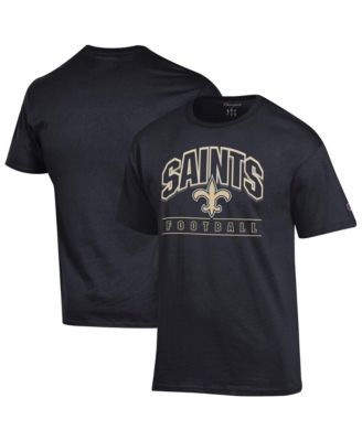 Мужская футболка Champion Black New Orleans Saints Football