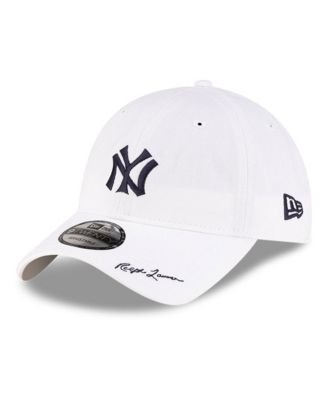 Мужская кепка New Era x Ralph Lauren White New York Yankees 9TWENTY Adjustable