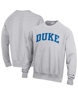 Champion Men's Gray Duke Blue Devils Reverse Weave Fleece Sweatshirt