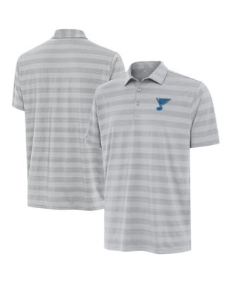 Antigua Men's Gray St. Louis Blues Tunnel Polo Shirt