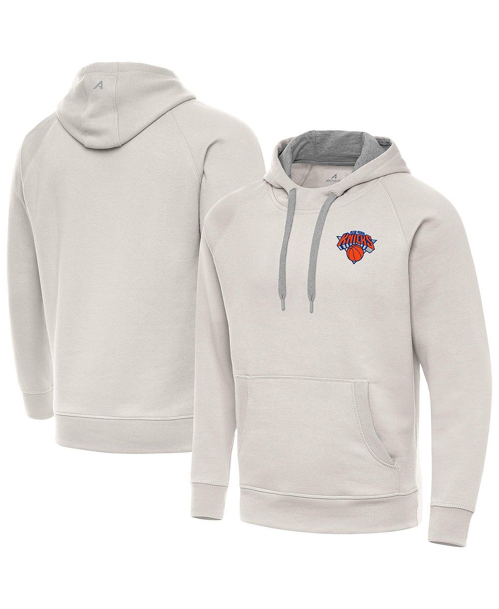 Antigua Мужское худи Pullover Cream New York Knicks Victory