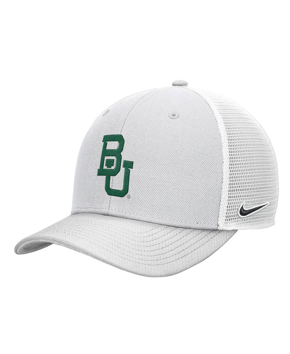 Мужская регулируемая кепка Nike Baylor Bears White Out Rise, белый цвет