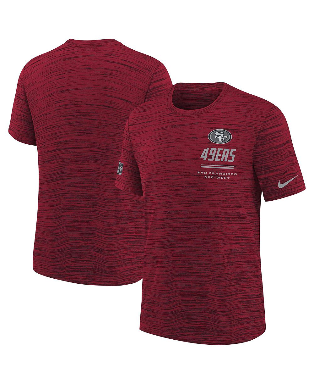 Детская футболка Nike Scarlet San Francisco 49ers Sideline Velocity Dri-FIT