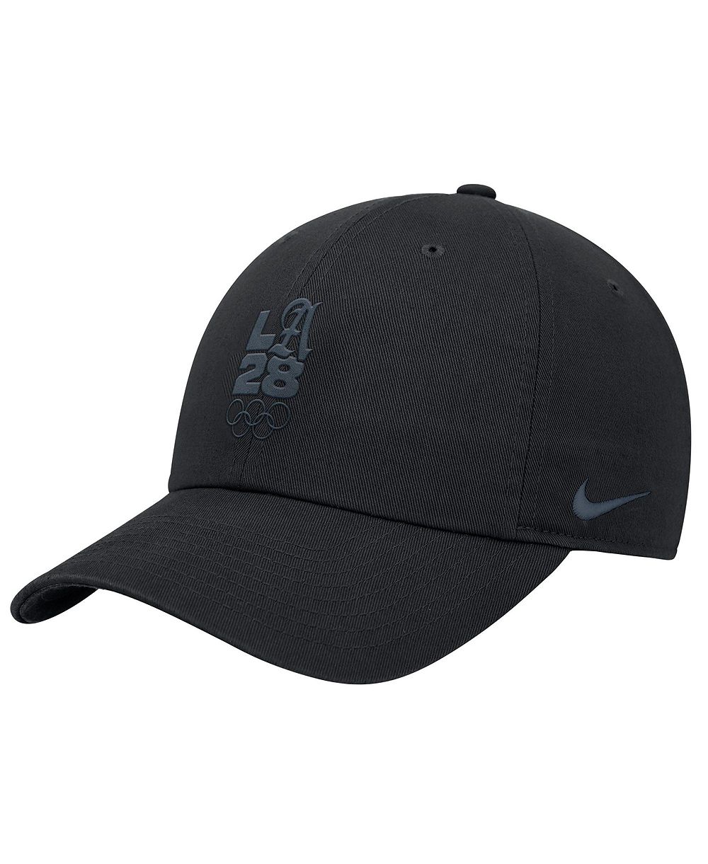 Детская кепка Nike Black LA28 Summer Olympics Script Club Adjustable
