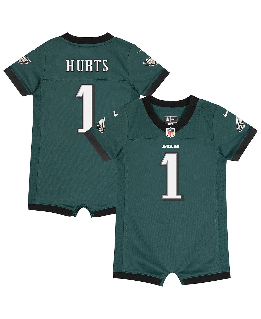 Детская футболка-джерси Nike Jalen Hurts Midnight Green Philadelphia Eagles