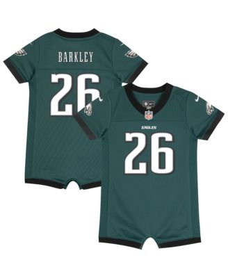 Nike комбинезон-джерси Saquon Barkley Philadelphia Eagles для мальчиков и девочек, темно-зеленый