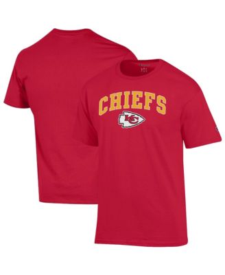 Champion Men's Red Kansas City Chiefs Arch Over Logo T-Shirt