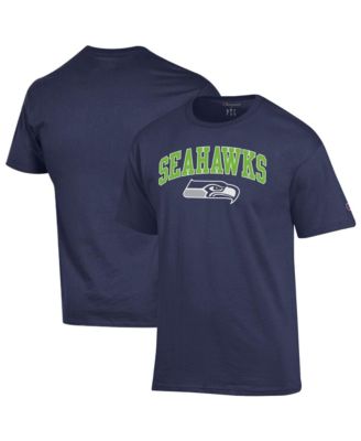Champion Men's College Navy Seattle Seahawks Arch Over Logo T-Shirt