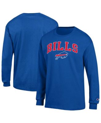 Champion Мужская синяя футболка Buffalo Bills Arch Over Logo Long sleeves