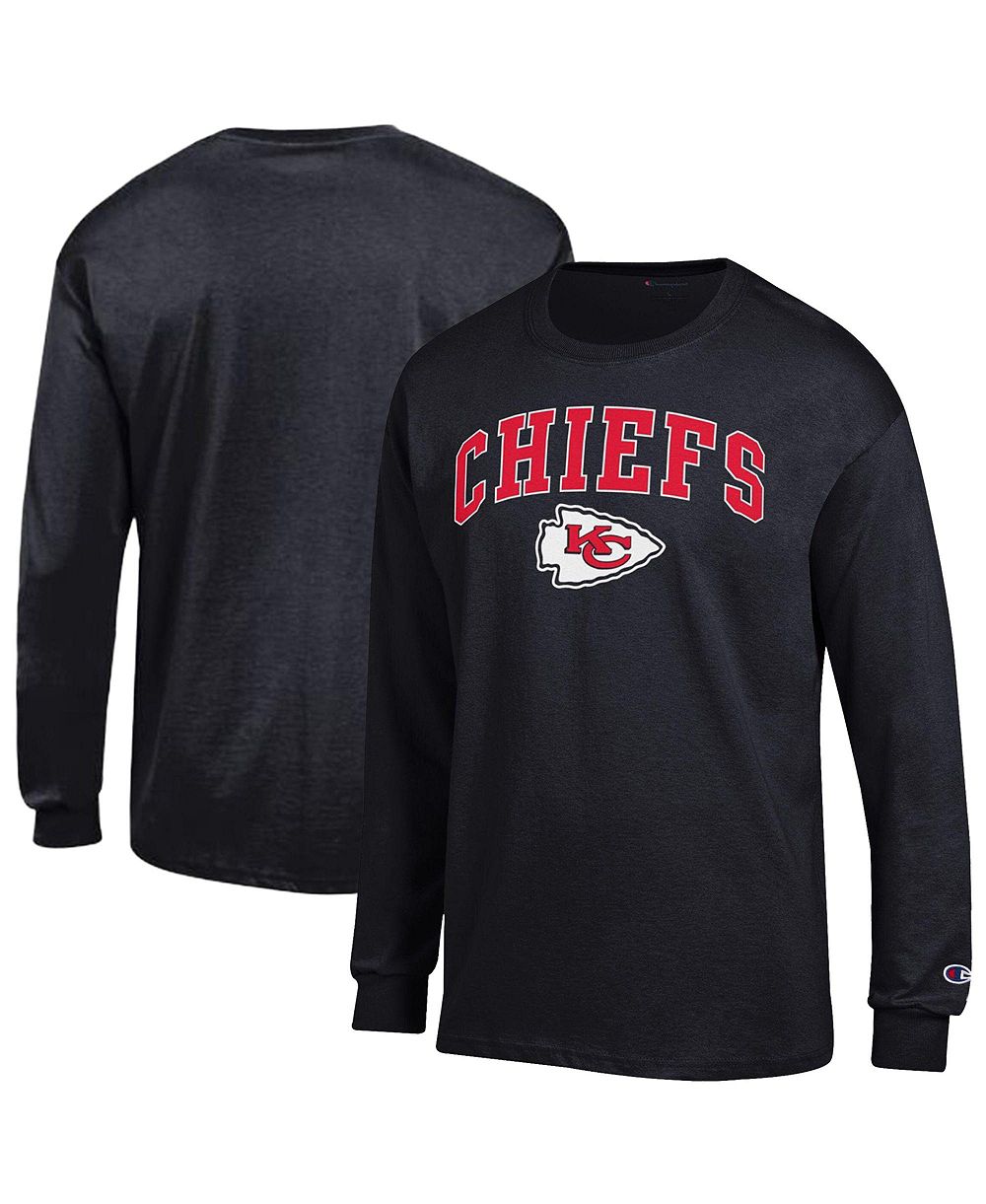 Champion Мужской черный T-shirt с логотипом Kansas City Chiefs