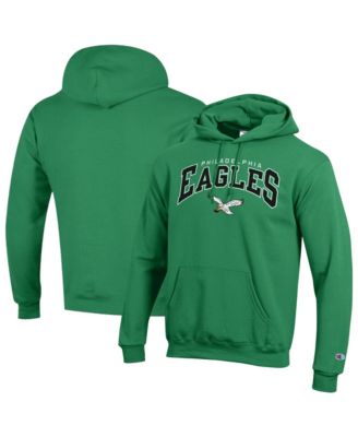 Мужское худи Champion Kelly Green Philadelphia Eagles Power Blend с логотипом