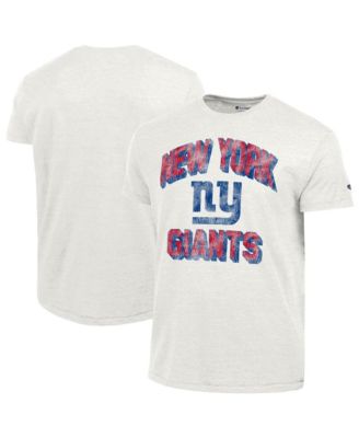 Champion Men's White New York Giants Ultimate Tri-Blend T-Shirt