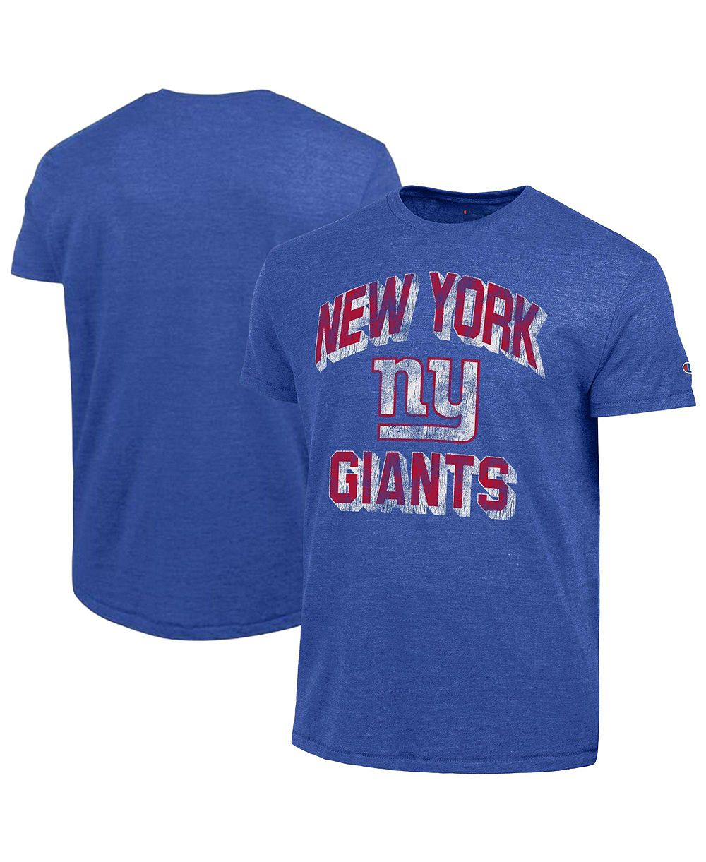 Мужская футболка Champion Royal New York Giants Ultimate Tri-Blend T-Shirt