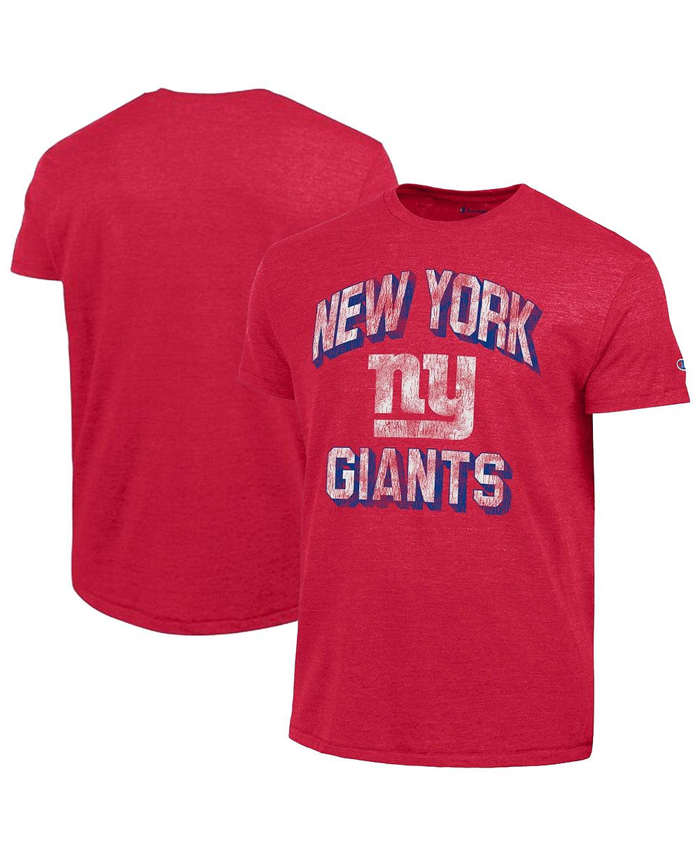 Мужская футболка Champion New York Giants Ultimate Tri-Blend Red