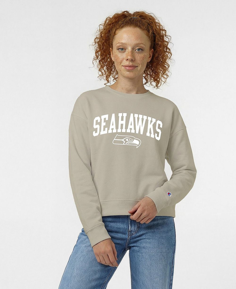 Женская свитшот Champion Seattle Seahawks Power Blend Fleece Crewneck