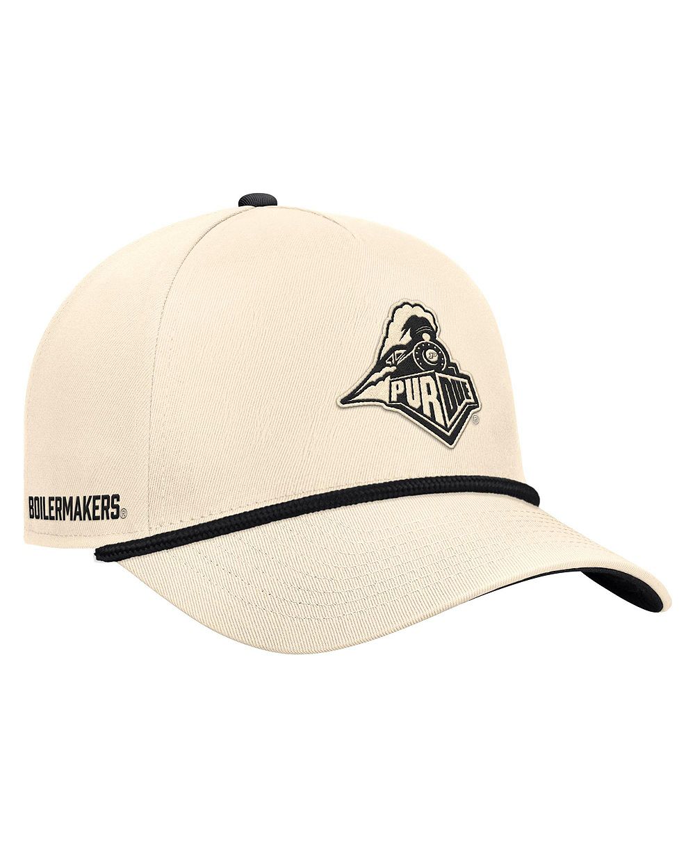 Nike Мужская Natural Purdue Boilermakers Vintage Rope Rise Adjustable Hat