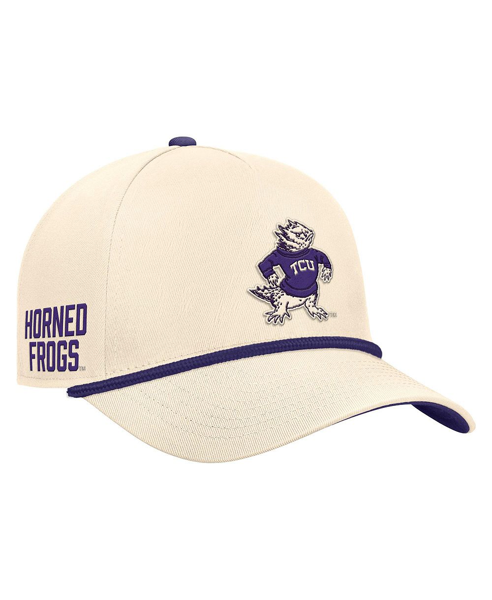 Мужская кепка Nike Natural TCU Horned Frogs Vintage Rope Rise Adjustable