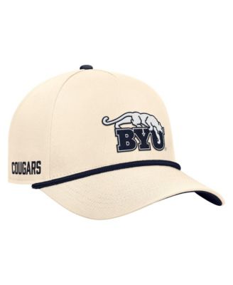 Мужская кепка Nike Natural BYU Cougars Vintage Rope Rise Adjustable
